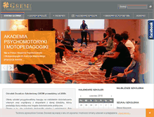 Tablet Screenshot of gremi.edu.pl